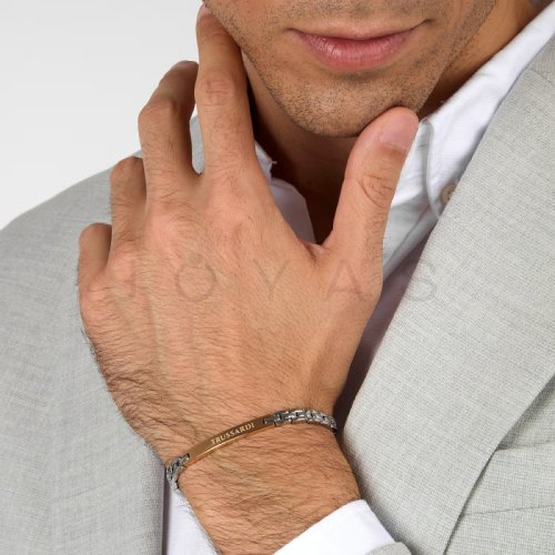 Pánský náramek Trussardi T-Steel TJAXV14