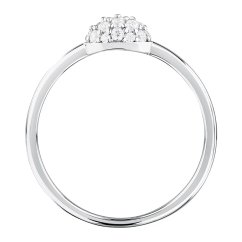 Dámský stříbrný prsten Morellato Pavé SAZB13