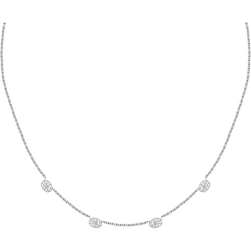 Dámsky strieborný náhrdelník Morellato Pavé SAZB01