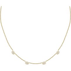 Dámský stříbrný náhrdelník Morellato Pavé SAZB02