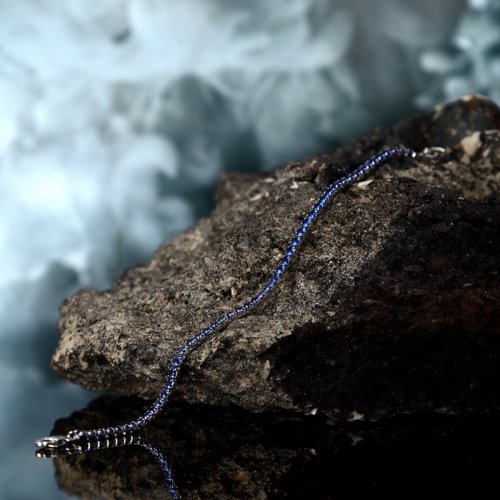 Pánsky strieborný náramok Morellato Tennis SATT23