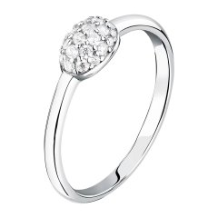 Dámský stříbrný prsten Morellato Pavé SAZB13